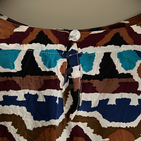 Vintage Oversized Silk Alfred Sung Top - Picture 4 of 4